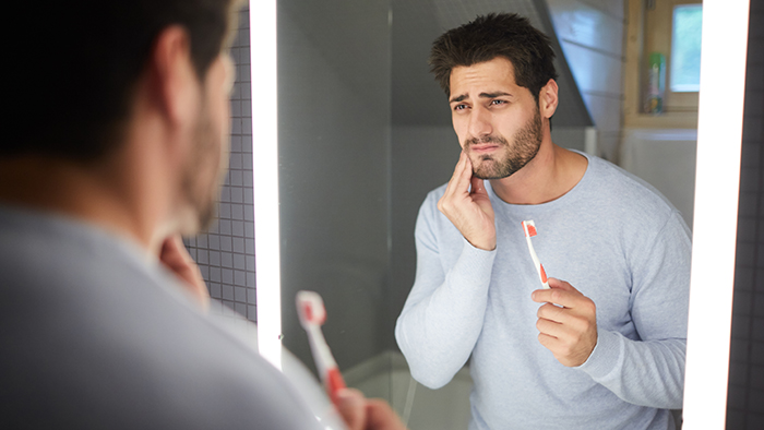 Sad Man Getting Bad Tooth